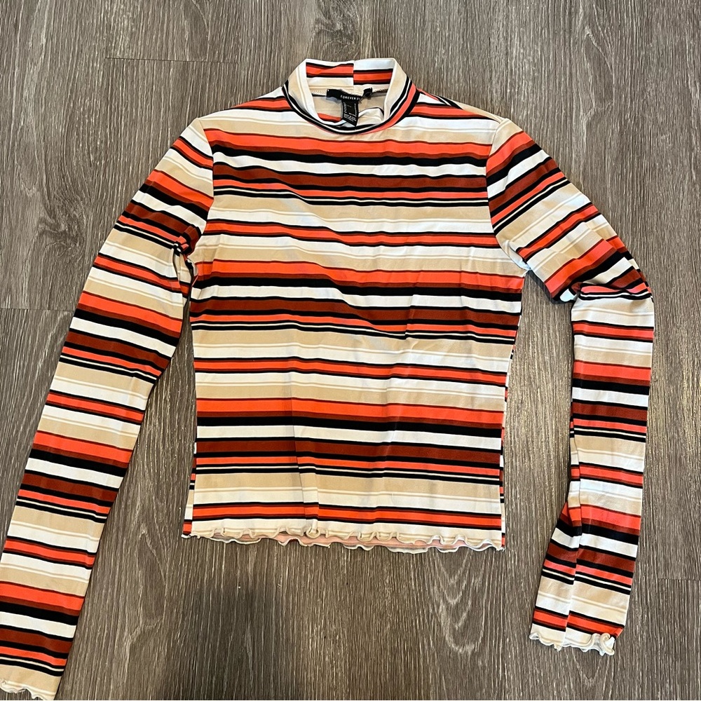 70s style mock turtleneck